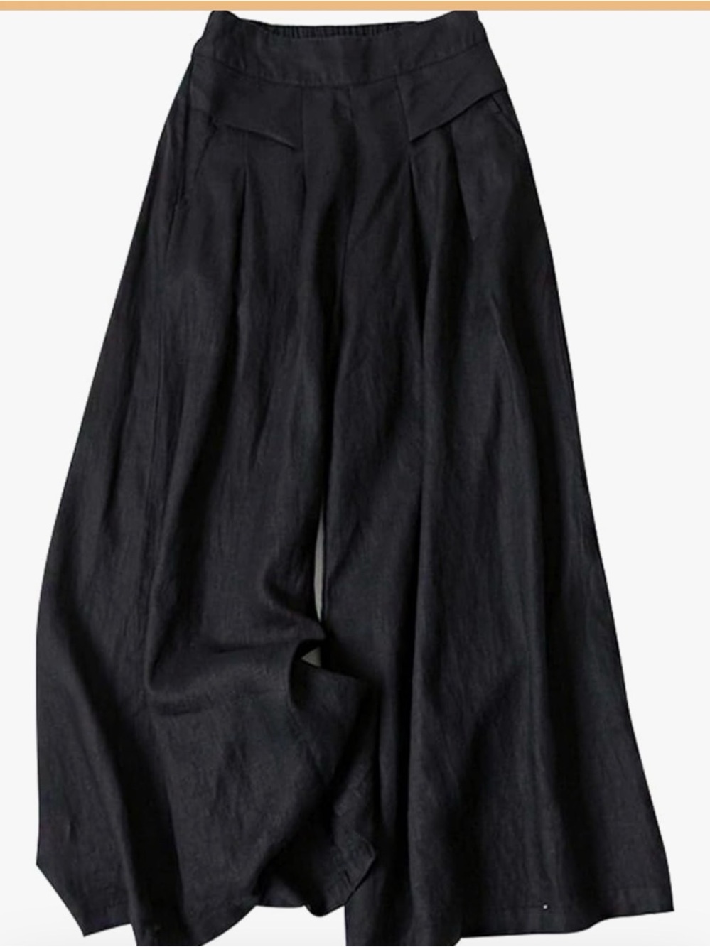 ✔️Black Linen Pants